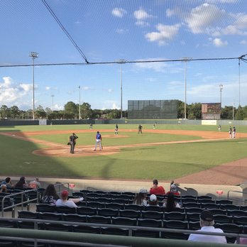 Florida Fire Frogs - View from behind home plate - Professional Sports Teams Near Me