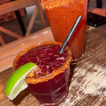 Taco Chelo - Jamaica margarita and a michelada - Tacos Near Me - Phoenix, Arizona Taco Chelo - Jamaica margarita and a michelada - Tacos Near Me - Phoenix, Arizona