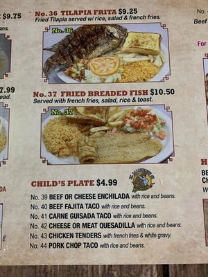 Menu photo 7 El Jalisiense Restaurant Alice, TX