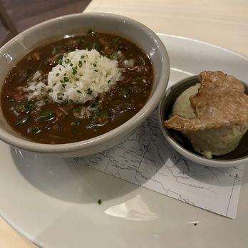Eunice - Chicken and sausage gumbo - Cajun/Creole Near Me - Houston, Texas Eunice - Chicken and sausage gumbo - Cajun/Creole Near Me - Houston, Texas