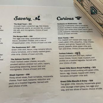 Curious Toast - Menu - Cafes Near Me - Albuquerque, New Mexico