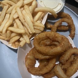Fries and Onion Rings & Fries