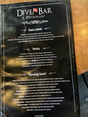 Menu photo 1 Dive Bar & Restaurant West Haven, CT