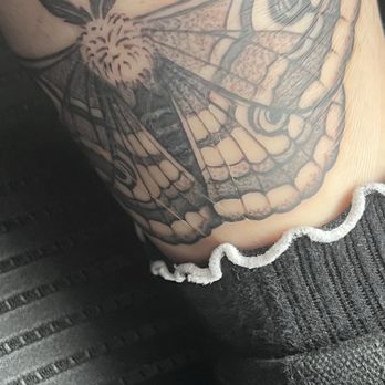 Panda’s Den Tattoo - Moth - Tattoo Near Me - Kyle, Texas Panda’s Den Tattoo - Moth - Tattoo Near Me - Kyle, Texas
