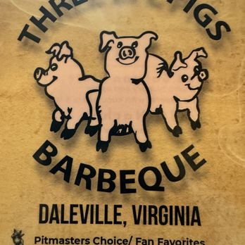 Three Li'l Pigs Barbeque - Menu shot - Barbeque Near Me - Daleville, Virginia