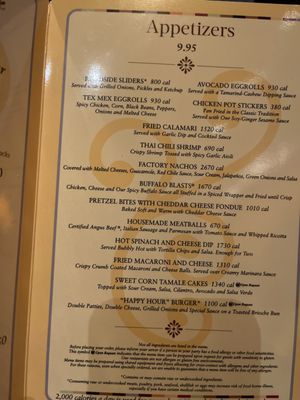 Menu photo 6 The Cheesecake Factory Cincinnati, OH Menu photo 6 The Cheesecake Factory Cincinnati, OH