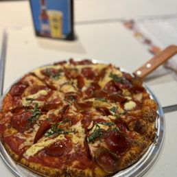 Hot Honey Pepperoni Pizza