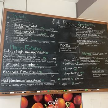 Café Phipps - menu - Sandwiches Near Me - Pittsburgh, Pennsylvania