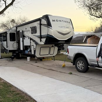 Aguirrie Paint & Body - The 5th wheel camper they fixed. - Body Shops Near Me - Buda, Texas
