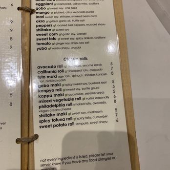 Tane Vegan Izakaya - Sushi Bars Near Me - Honolulu, Hawaii