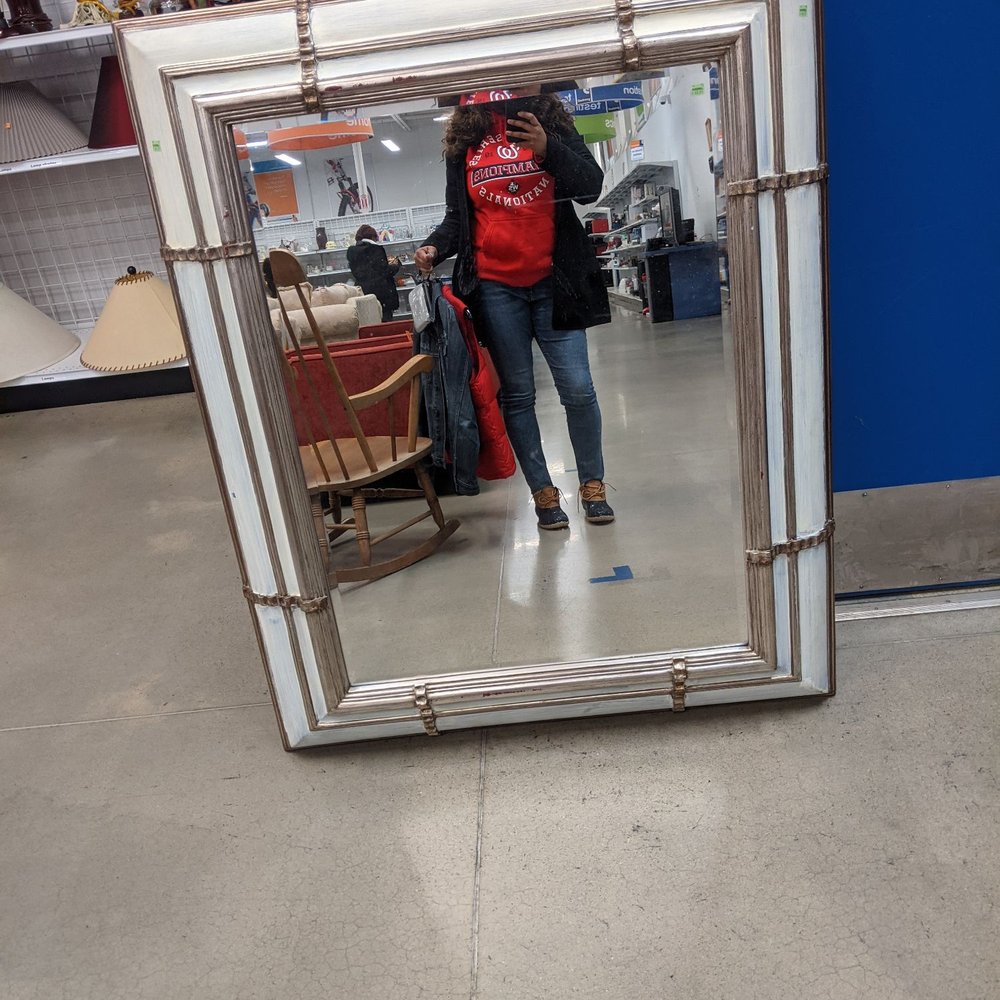 Goodwill - Décor - a nice rustic mirror - Thrift Stores Near Me - Clinton, Maryland