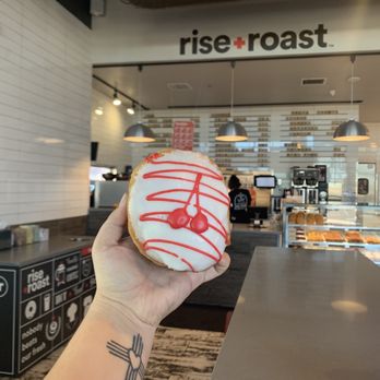Rise + Roast - Cherry donut - Donuts Near Me - Albuquerque, New Mexico