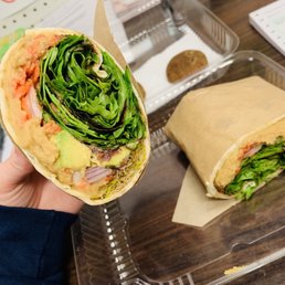 Avocado Hummus Wrap