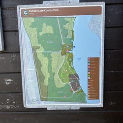 Cullaby Lake County Park - Cullaby Lake County Park map