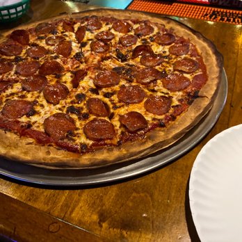 Half Moon Bar & Grill - a pepperoni pizza - Bars Near Me - New Orleans, Louisiana Half Moon Bar & Grill - a pepperoni pizza - Bars Near Me - New Orleans, Louisiana