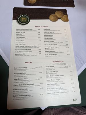 Menu photo 1 Niall's New York, NY Menu photo 1 Niall's New York, NY