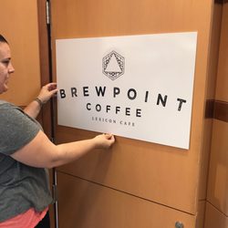 Brewpoint Coffee - Lexicon Cafe - Cafe door