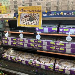 Holy crud with these king cake flavors here! Berry Chantilly