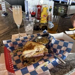 Drunken Rooster Bar & Grill On The Water - Club, Champagne Paloma, and a big wave