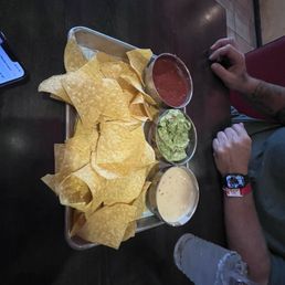Chips & Guacamole, Salsa, Queso Chips & Guacamole, Salsa, Queso