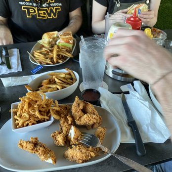 PopStroke - Chicken tenders and a sandwich - Mini Golf Near Me - Fort Myers, Florida PopStroke - Chicken tenders and a sandwich - Mini Golf Near Me - Fort Myers, Florida