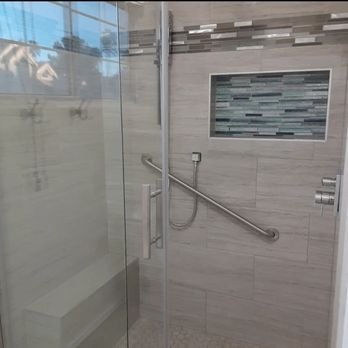 Dga Floor Covering - a walk in shower - Tiling Near Me Dga Floor Covering - a walk in shower - Tiling Near Me