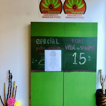 6 Green Banana - Zoom for menu! - Caribbean Near Me - Montreal, Quebec 6 Green Banana - Zoom for menu! - Caribbean Near Me - Montreal, Quebec