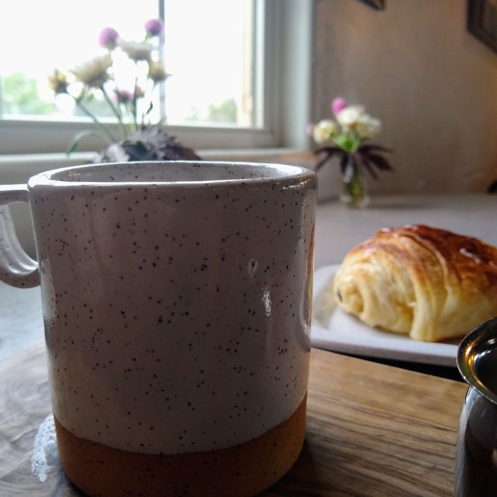 Cutbow Coffee Roastology - Café canela and pain du chocolat. - Coffee Roasteries Near Me - Albuquerque, New Mexico