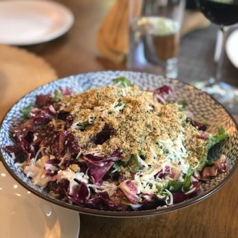 La Petite Forest - Radicchio and green leaf, roasted shallot vinaigrette, breadcrumbs - Personal Chefs Near Me La Petite Forest - Radicchio and green leaf, roasted shallot vinaigrette, breadcrumbs - Personal Chefs Near Me