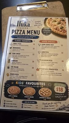 Menu photo 1 Iluka Tavern Coles Bay, TAS