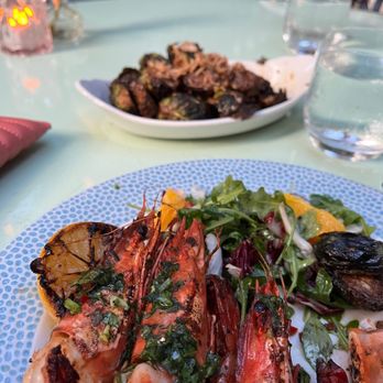 Swan - Tiger Prawns - Modern European Near Me - Miami, Florida Swan - Tiger Prawns - Modern European Near Me - Miami, Florida