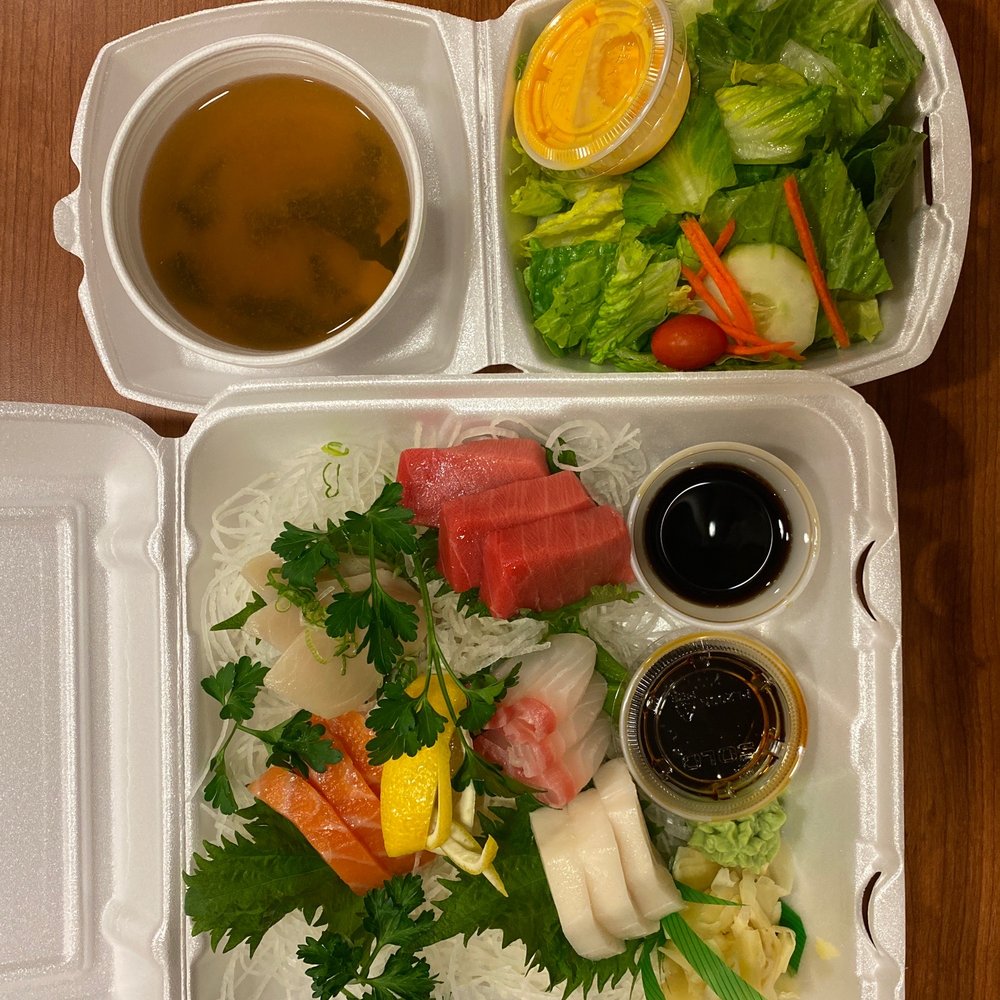 Itzmi Japanese Restaurant - Sashimi Regular Dinner.. Best takeout sushi presentation I've seen, it made me take a picture and post on yelp - Japanese Near Me - Newburgh, New York Itzmi Japanese Restaurant - Sashimi Regular Dinner.. Best takeout sushi presentation I've seen, it made me take a picture and post on yelp - Japanese Near Me - Newburgh, New York