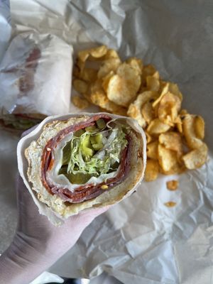 Photo of Hungry Lu's Italian Deli & bakery - San Diego, CA, US. Hot Italian sub, no tomatoes, add cherry peppers!
