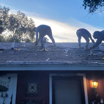 Mitchell Construction, Inc. - Tearing off at early in the morning - Roofing Near Me Mitchell Construction, Inc. - Tearing off at early in the morning - Roofing Near Me