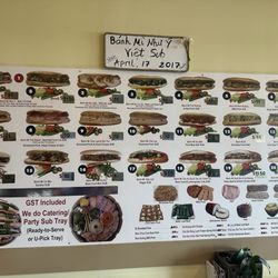 Banh Mi Nhu Y - Menu