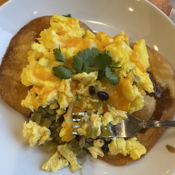 Another Broken Egg Cafe - Huevos rancheros with scrambled eggs - Breakfast & Brunch Near Me - Pensacola, Florida