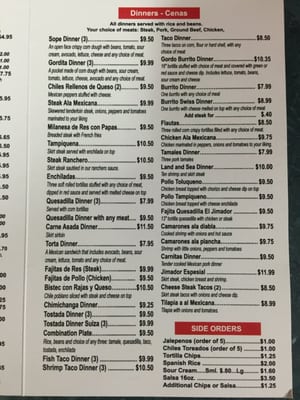 Menu photo 2 El Jimador 2 Hobart, IN
