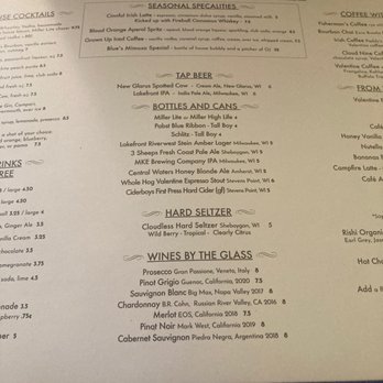 Blue's Egg + Bakery - Menu - Breakfast & Brunch Near Me - Milwaukee, Wisconsin