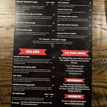 Boscoe's Place - Menu - Salad Near Me - Covington, Ohio Boscoe's Place - Menu - Salad Near Me - Covington, Ohio