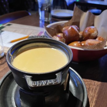 Culinary Dropout - Soft Pretzels & Provolone Fondue - New American Near Me - Denver, Colorado
