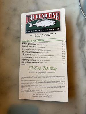 Menu photo 1 The Dead Fish Crockett, CA Menu photo 1 The Dead Fish Crockett, CA