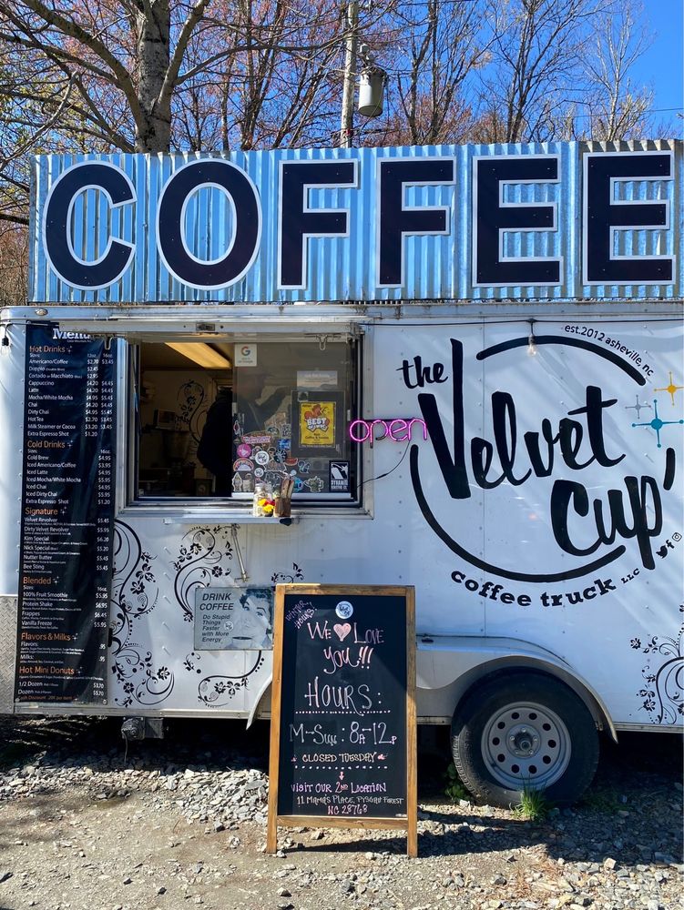 The Velvet Cup Coffee Truck Logo