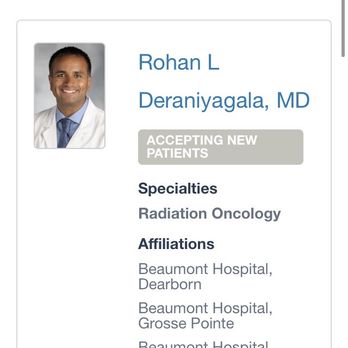 Rohan L Deraniyagala, MD - Oncologist Near Me - Dearborn, Michigan Rohan L Deraniyagala, MD - Oncologist Near Me - Dearborn, Michigan