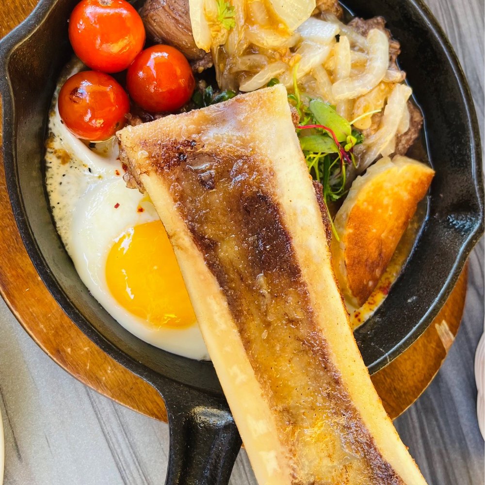 Nep Cafe - Banh Mi Chao (Filet Mignon) added bone marrow - Breakfast & Brunch Near Me - Fountain Valley, California