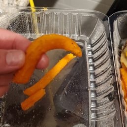 Soggy frys thanks for delivering to other people forst after picking up my food