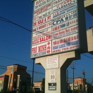 Photo of Pho Minh - South El Monte, CA, United States. Look for this sign.