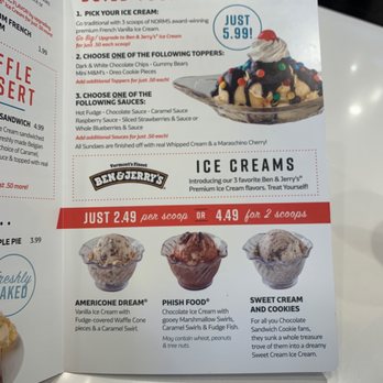 NORMS Restaurant - Dessert menu - American Near Me - Carson, California NORMS Restaurant - Dessert menu - American Near Me - Carson, California