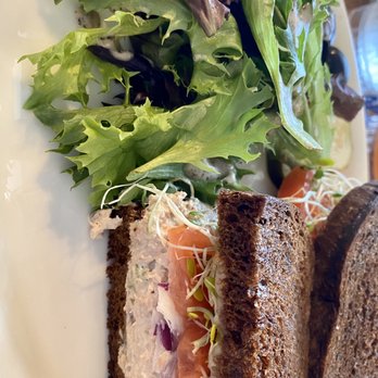Moke’s Bread And Breakfast - Smoked ahi sandwich with a side salad - Breakfast & Brunch Near Me - Honolulu, Hawaii Moke’s Bread And Breakfast - Smoked ahi sandwich with a side salad - Breakfast & Brunch Near Me - Honolulu, Hawaii