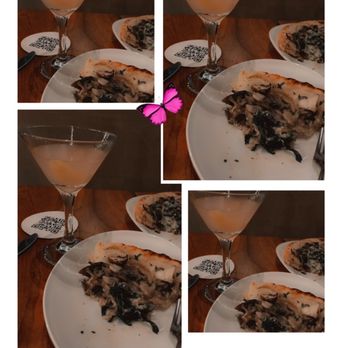 District - Oakland - Honey Ryder Cocktail and mushroom pizza - Wine Bars Near Me - Oakland, California