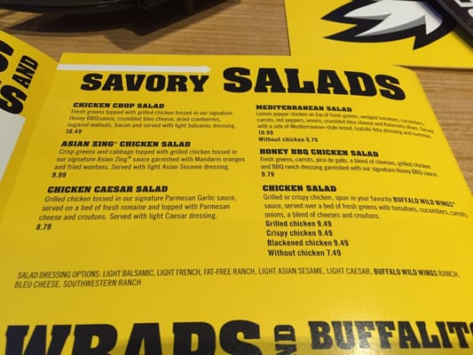Menu photo 7 Buffalo Wild Wings Boynton Beach, FL